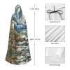 DRTGEDS The Seaside Lighthouse Hooded Cloak Unisex Cape Halloween Christmas Vampire Witch Cloak Costumes Party Cape view 4