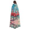 DRTGEDS Flock Of Red Flamingos On The Beach Hooded Cloak Unisex Cape Halloween Christmas Vampire Witch Cloak Costumes Party Cape view 4