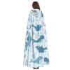Juiimr Walrus Animal Ocean Pattern Long Hooded Cape Cloak For Halloween Carnival Theme Party Cosplay Costume Decor view 4