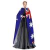 DRTGEDS Australian Flag Hooded Cloak Unisex Cape Halloween Christmas Vampire Witch Cloak Costumes Party Cape view 3