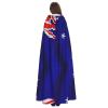 DRTGEDS Australian Flag Hooded Cloak Unisex Cape Halloween Christmas Vampire Witch Cloak Costumes Party Cape view 4
