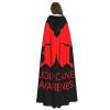 Juiimr Blood Cancer Awareness Month in September We Wear Red Long Hooded Cape Cloak For Halloween Carnival Theme Party Cosplay Costume Decor view 4