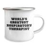 World's Greatest Respiratory Therapist Gifts - Birthday Unique Camping Mug for Respiratory Therapist Men, Women, Friends, Coworkers, Family view 2