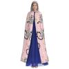 Juiimr Cute Lemurs Pattern Long Hooded Cape Cloak For Halloween Carnival Theme Party Cosplay Costume Decor view 2