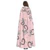 Juiimr Cute Lemurs Pattern Long Hooded Cape Cloak For Halloween Carnival Theme Party Cosplay Costume Decor view 4