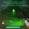Hog Lights for Night Hunting, Zuomeng Solar Green Light, Motion Activated Feeder Light with 300ft Remote Alarm, Outdoor Wireless Lighting for Boar, Deer view 3