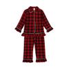 ZFTTZYMX Baby Kids Plaid Outfit Long Sleeve Button Down Shirts + Long Pants Child Christmas Family Matching Clothes Set 2pcs view 1