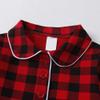 ZFTTZYMX Baby Kids Plaid Outfit Long Sleeve Button Down Shirts + Long Pants Child Christmas Family Matching Clothes Set 2pcs view 2
