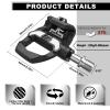 Bucklos KEO Pedals for Road Bike - Compatible with Look Keo Bicycle Clip Sealed Bearing Nylon/Carbon Ultegra Clipless Pedals for Indoor Cycling (9/16") view 2