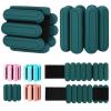 Adjustable Wrist & Ankle Weights Set of 2(1Lbs Each), Premium Silicone Wearable Weight Bracelets, Fits for Yoga, Pilates, Home Gym Workout, Dance, Pool Exercises, Jogging, Cardio, Strength Training (Green) view 1