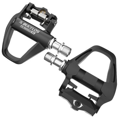 BUCKLOS SPD-SL Pedals PD-R8000 Road Bike Pedals - Bicycle Clipless Titanium Sealed Bearing Nylon/Aluminium Ultegra Clip Pedals Compitable with Shimano SPD-SL Cleats for Indoor Cycling (9/16")