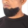 BC GOODS BY Mens Hollywood Synthetic Facial Hair Stylish & Easy Beard, Black view 2