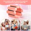 Adjustable Wrist & Ankle Weights Set of 2(1Lbs Each), Premium Silicone Wearable Weight Bracelets, Fits for Yoga, Pilates, Home Gym Workout, Dance, Pool Exercises, Jogging, Cardio, Strength Training (Orange) view 3