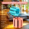 Adjustable Wrist & Ankle Weights Set of 2(1Lbs Each), Premium Silicone Wearable Weight Bracelets, Fits for Yoga, Pilates, Home Gym Workout, Dance, Pool Exercises, Jogging, Cardio, Strength Training (Orange) view 4