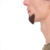 BC GOODS BY Men's Fake Goatee Beard with Human Hair Look Novelty Facial Accessory, Black view 4