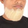BC GOODS BY Mens Hollywood Synthetic Facial Hair Stylish & Easy Beard, Blonde view 3