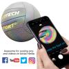 KPASON Customized Holographic Glowing Volleyball Size 5 - Personalized Gift With Name/Text for Men Women view 4