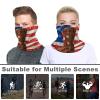 VFKLT American Flag with Cowboy Boots Face Mask Sun Dust Protection Neck Gaiter Scarf Face Covering Headwear Bandana for Men Women view 4