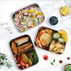 IGRIXLSD 1pc Lunch Box 1200ML With 3 Compartments, Stainless Steel Portable Sealed Bento Box Suitable For Outdoor Camping view 3