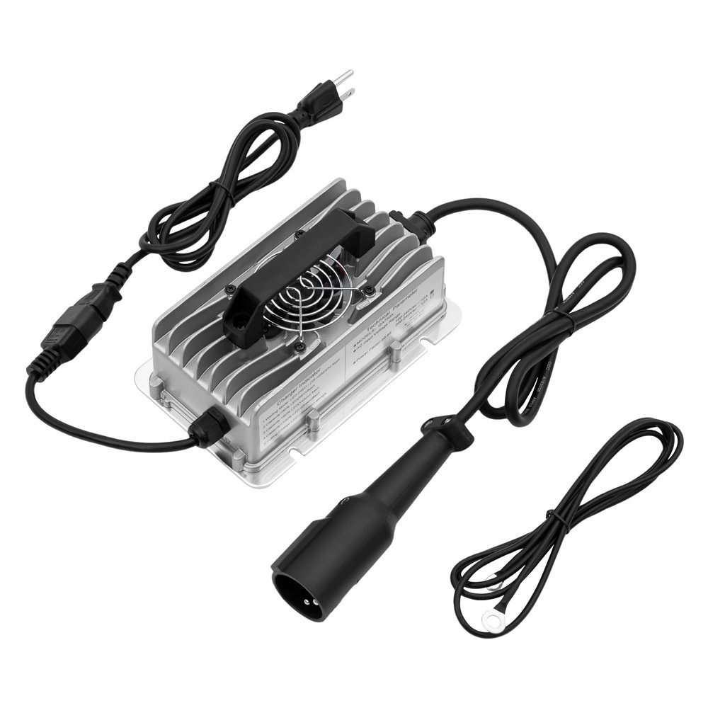Dodoam Portable High Speed Battery Charger, 48Volt 15Amp Golf Cart Battery Charger, Car Golf Cart Smart Charger, Golf Cart Battery Charger