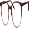 Adensco Eyeglasses AD 250 7W5 Burgundy view 1