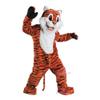 Deluxe Tiger Mascot Costume Adult Size for Men & Women with Built-in Fan Inside the Head view 1