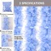 THARAHT Sky Blue Chandelle Turkey Feather Boa 2 Yards 40g for DIY Craft Home Dancing Wedding Mardi Gras Party Halloween Costume Decoration Feather Boa view 3