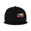 Joisbs Czech Republic Flag Czech American Flag Classic Unisex Sun Hat with Flat Brim - Adjustable and Stylish for Outdoor Adventures! Black view 4