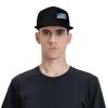 Joisbs USA American Flag and Fiji Flag Classic Unisex Sun Hat with Flat Brim - Adjustable and Stylish for Outdoor Adventures! Black view 2