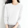 Women's Casual Crew Neck Solid Color Pullover Fleece Sweater Fashion Top Winter Clothes for Women Cardigan Sweaters for Women Lightweight view 3
