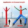 Inflatable Tube Man Blower, 20ft Air Dancer Blower for Wacky Waving Inflatable Tube Guy, Fits 18" Inflatable Puppet Dancers Balloon Fan Strange Wind Flying Dancer Fan 750W view 2