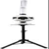 Badminton Serving Machine, Automatic Badminton Pitching Machine with Extended Ball Barrel and Metal Bracket, Fixed-Point Serving/Automatic Drop/Elevation Serve, Adjustable Tee Distance and Time view 1