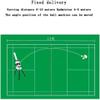 Badminton Serving Machine, Automatic Badminton Pitching Machine with Extended Ball Barrel and Metal Bracket, Fixed-Point Serving/Automatic Drop/Elevation Serve, Adjustable Tee Distance and Time view 2