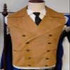 YPINKZ Mens Double Breasted Classic Vests Groomsman Wedding Waistcoat Wide Lapel Suede Leather Casual Business Vest for Men Black L view 3