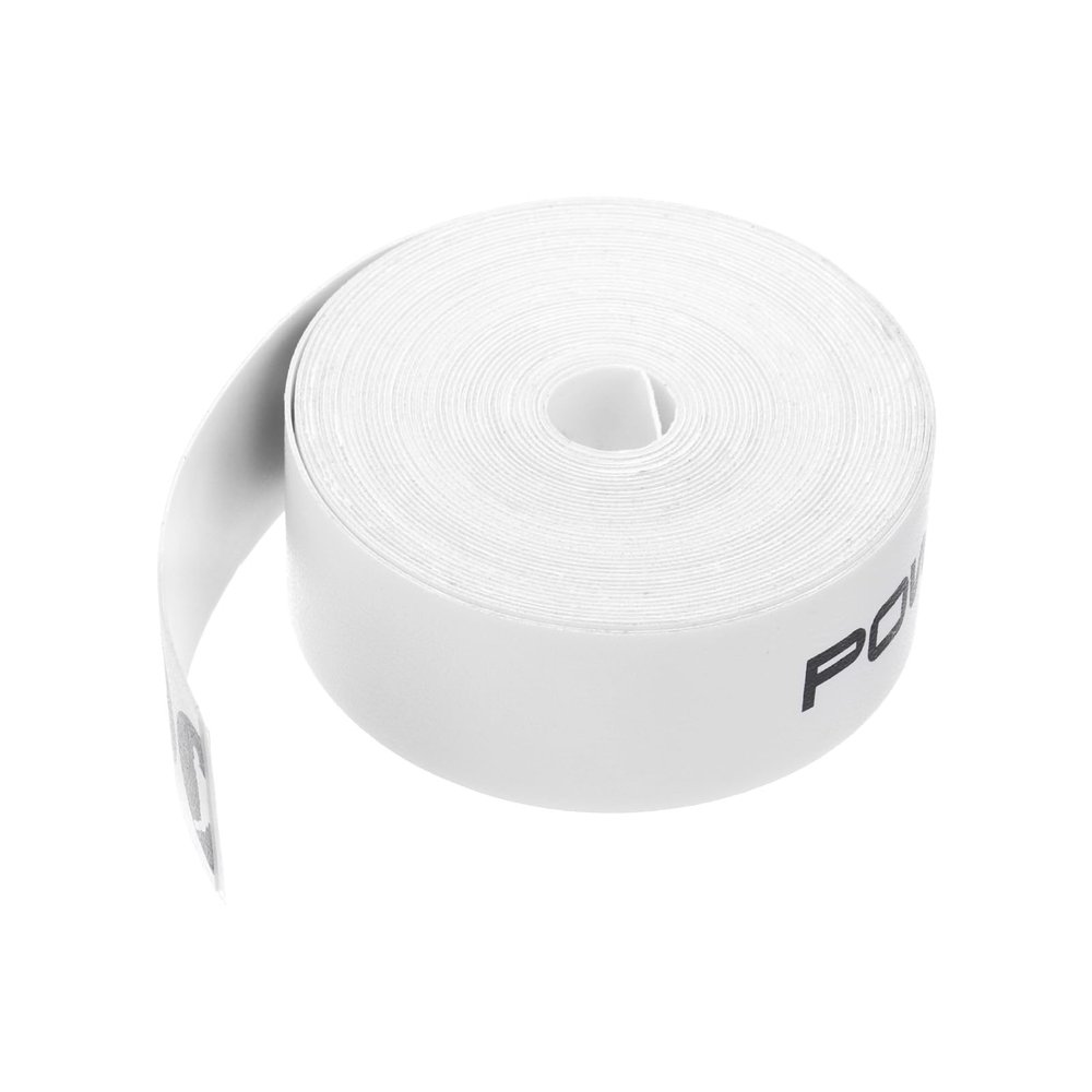 PATIKIL 16.4ft/5M Badminton Racket Head Protector Sticker 0.94in Width, PU Racquet Guard Tape Racket Frame Stickers Wear-Resistant, White