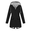 Fall Jackets Ladies Modern Office Long Sleeve Plus Size Polyester Tops Waterproof Relaxed Fit Solid Button Hoodies Jacket Ladies Yellow view 1