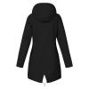 Fall Jackets Ladies Modern Office Long Sleeve Plus Size Polyester Tops Waterproof Relaxed Fit Solid Button Hoodies Jacket Ladies Yellow view 2