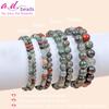 AD Beads Handmade Gemstone Stretch Elastic Bracelet Crystal Healing Reiki Nature's Beauty and Spiritual Essence Unisex (6mm, African Bloodstone (Strengthen the body)) view 2