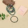 AD Beads Handmade Gemstone Stretch Elastic Bracelet Crystal Healing Reiki Nature's Beauty and Spiritual Essence Unisex (4mm, African Turquoise (Spiritual Growth)) view 4