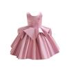 2t Girls Clothes Children's Evening Dress Three Design European and Dress Dress Flower Girl Dress (Gold, 18-24 Months) view 1