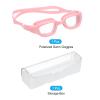 PATIKIL Swim Goggles Unisex, Pool Swimming Goggles Sun Rays Resistance No Leaking with Storage Box for Teenagers, Pink view 3