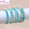 AD Beads Handmade Gemstone Stretch Elastic Bracelet Crystal Healing Reiki Nature's Beauty and Spiritual Essence Unisex (6mm, Amazonite (Unlock Your True Self)) view 2