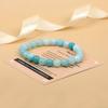 AD Beads Handmade Gemstone Stretch Elastic Bracelet Crystal Healing Reiki Nature's Beauty and Spiritual Essence Unisex (6mm, Amazonite (Unlock Your True Self)) view 3