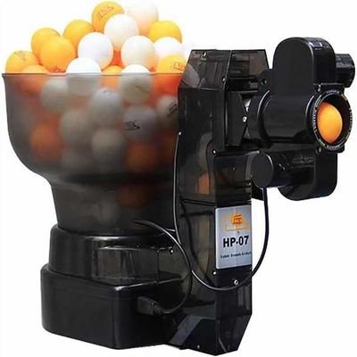 Table Tennis Machine, Automatic Table Tennis Training Robot, 36 Kinds of Rotating Balls, 100 Ball Capacity, Adjustable Serving Speed, Frequency and Left and Right Drop Points, for Ping Pong Club