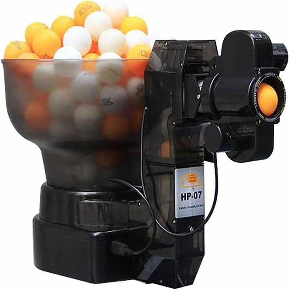 Table Tennis Machine, Automatic Table Tennis Training Robot, 36 Kinds of Rotating Balls, 100 Ball Capacity, Adjustable Serving Speed, Frequency and Left and Right Drop Points, for Ping Pong Club