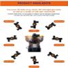 Table Tennis Machine, Automatic Table Tennis Training Robot, 36 Kinds of Rotating Balls, 100 Ball Capacity, Adjustable Serving Speed, Frequency and Left and Right Drop Points, for Ping Pong Club view 3