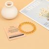 AD Beads Handmade Gemstone Stretch Elastic Bracelet Crystal Healing Reiki Nature's Beauty and Spiritual Essence Unisex (8mm, Citrine (Joy and abundance)) view 3