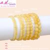 AD Beads Handmade Gemstone Stretch Elastic Bracelet Crystal Healing Reiki Nature's Beauty and Spiritual Essence Unisex (4mm, Yellow Jade (Abundance and Joy)) view 2