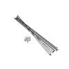 QIAOJUNMING 10Sets 14g for Bicycle Stainless Steel Spokes with Nipples Outdoor Mountain Road Bike High Strength Spokes Wires Cycling Repair Tool(288MM) view 1