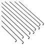 QIAOJUNMING 10Sets 14g for Bicycle Stainless Steel Spokes with Nipples Outdoor Mountain Road Bike High Strength Spokes Wires Cycling Repair Tool(288MM) view 3